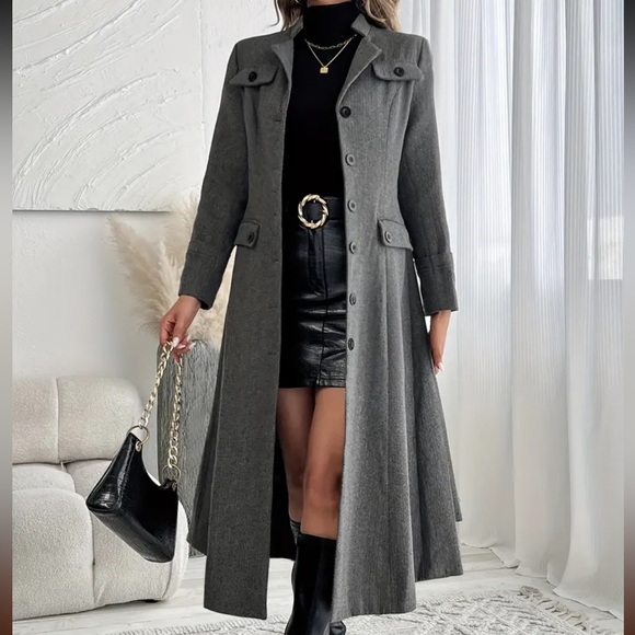 Long Tweed Coat - Picture 4 of 11